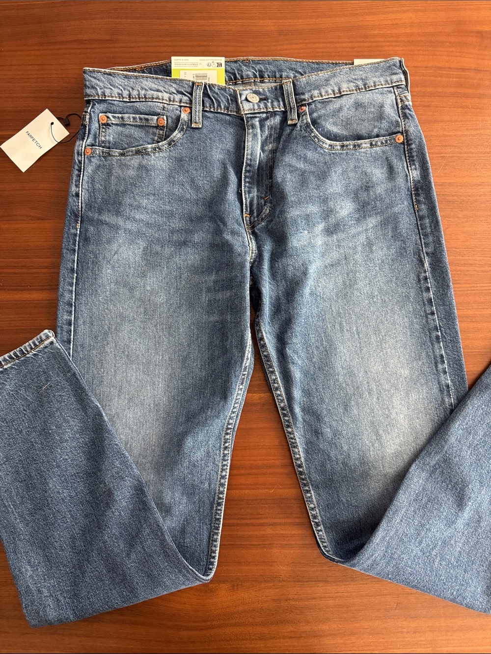 Levi’s Men's Blue Denim 502 Taper Jeans